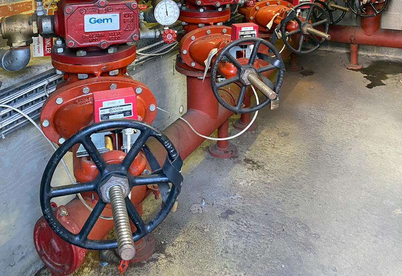 Commercial Sprinkler Systems - detail